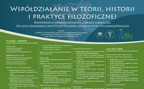 „Współdziałanie w teorii, historii i praktyce filozoficznej"